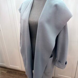 Elegant Light Blue Trench Coat (originally $625)